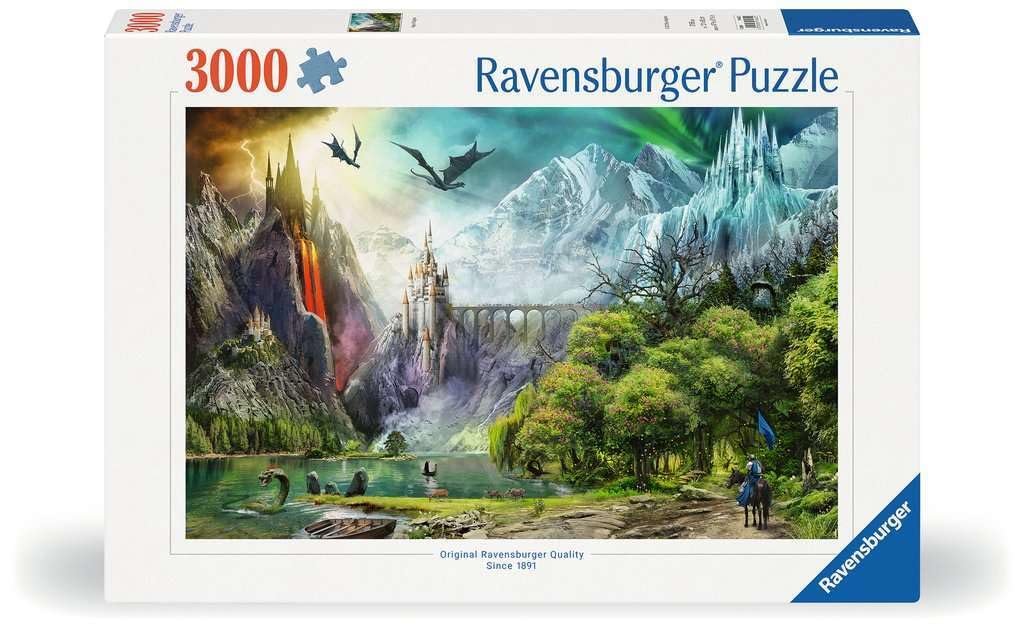 Amazon.com: Ravensburger - Reign of Dragons - 3000 Piece Jigsaw